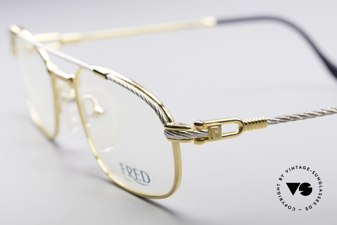 Fred Fregate Luxury Sailing Glasses S Frame, temples are twisted like a hawser; sailor's MUST HAVE, Made for Men