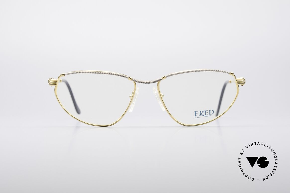 Fred Alize Luxury M Eyeglasses, luxury eyeglass-frame by Fred, Paris from the 1980s, Made for Women
