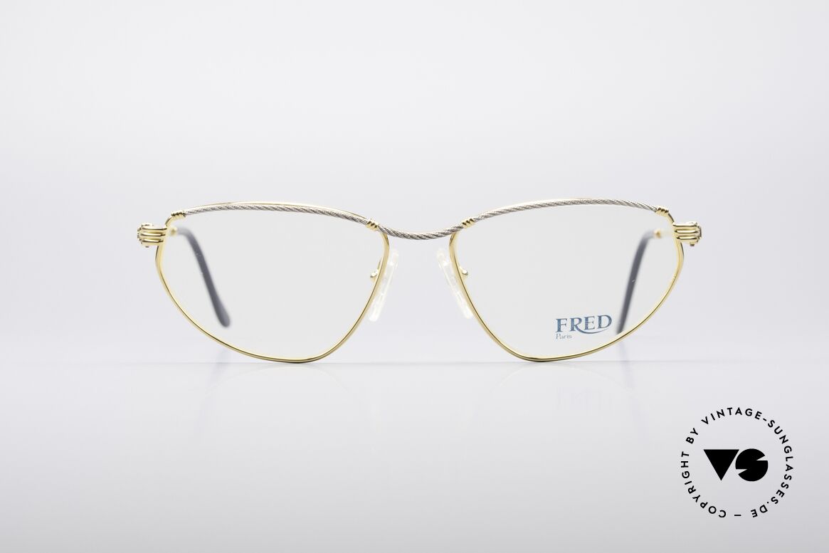Fred Alize Luxury S Eyeglasses, luxury eyeglass-frame by Fred, Paris from the 1980s, Made for Women