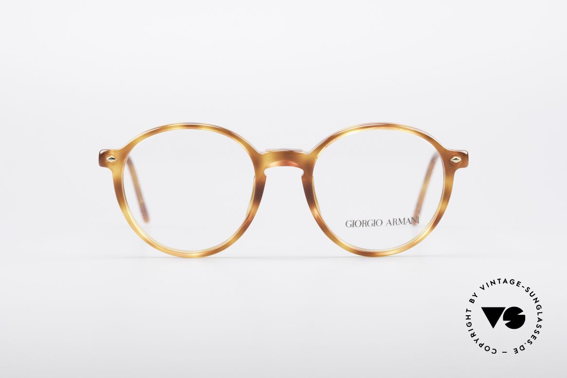 Giorgio Armani 325 Panto 90's Eyeglasses, timeless vintage Giorgio Armani designer eyeglasses, Made for Men