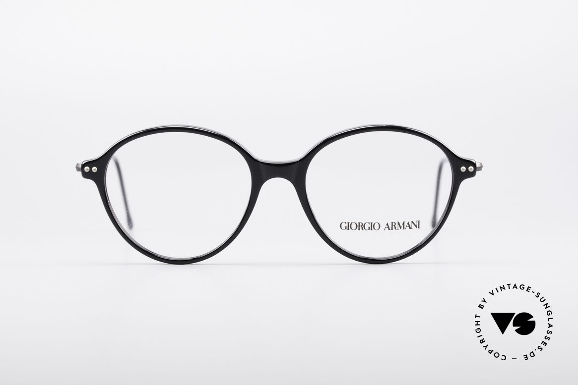 Giorgio Armani 374 90's Unisex Vintage Glasses, plain & puristic Armani eyeglasses (unisex design), Made for Men and Women