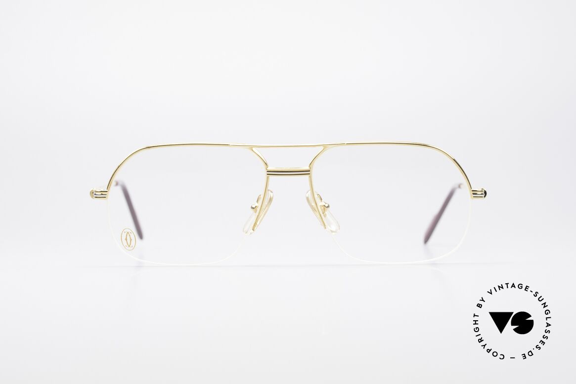 Cartier Orsay Luxury Vintage Eyeglasses, striking Cartier vintage eyeglass-frame, size 56°15, Made for Men