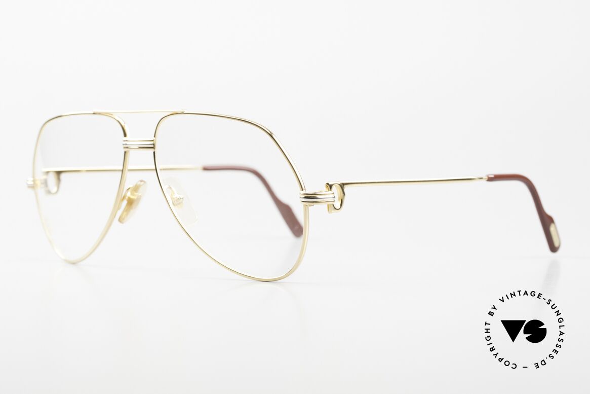 Cartier Vendome LC - M Luxury Aviator Frame 22ct, this pair (with L.Cartier decor): MEDIUM size 59-14,140, Made for Men