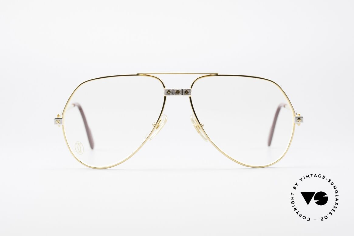 Cartier Vendome Santos - M James Bond Glasses Original, mod. "Vendome" was launched in 1983 & made till 1997, Made for Men