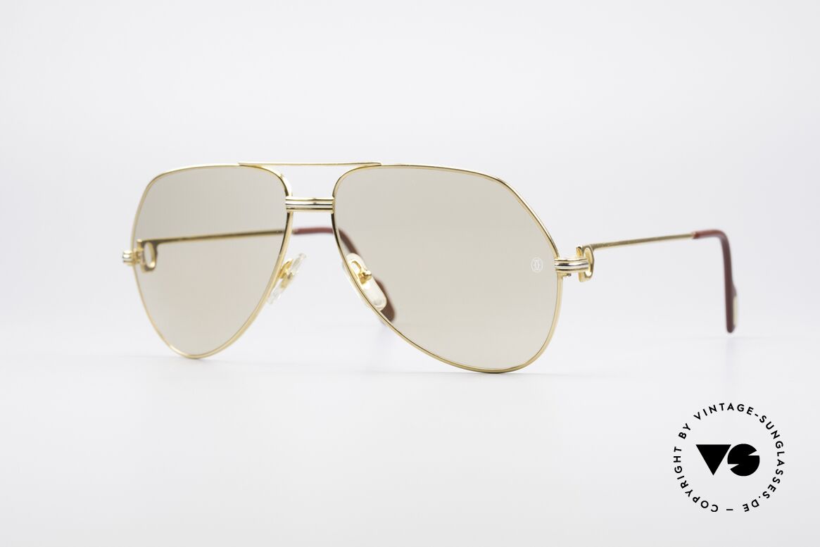 Cartier Vendome LC - L Mineral Lens With Cartier Logo, Vendome = the most famous eyewear design by CARTIER, Made for Men