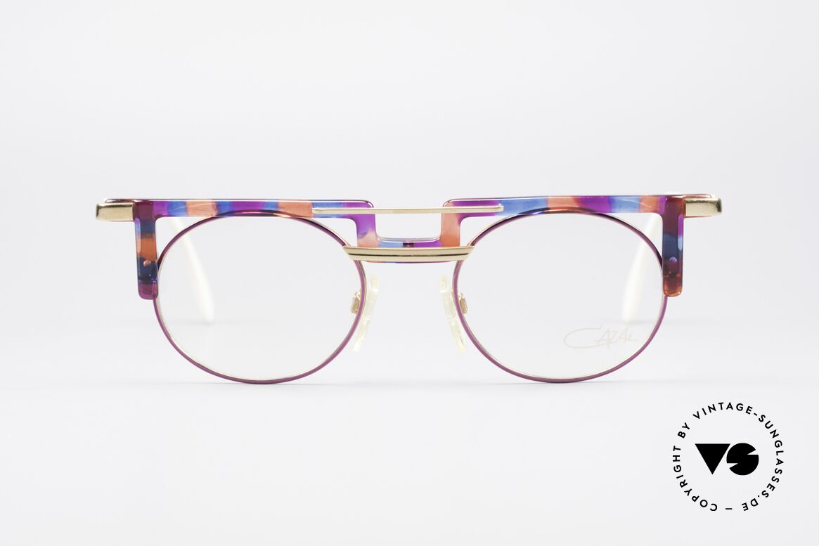 Cazal 745 Striking 90's Vintage Frame, striking Cazal vintage eyeglass-frame from 1991, Made for Women