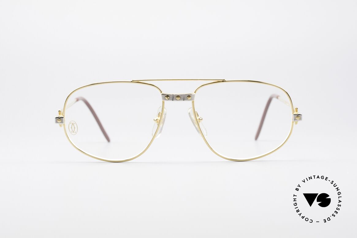 Cartier Romance Santos - S Luxury Eyewear From 1986, vintage CARTIER eyeglasses; model ROMANCE SANTOS, Made for Men and Women