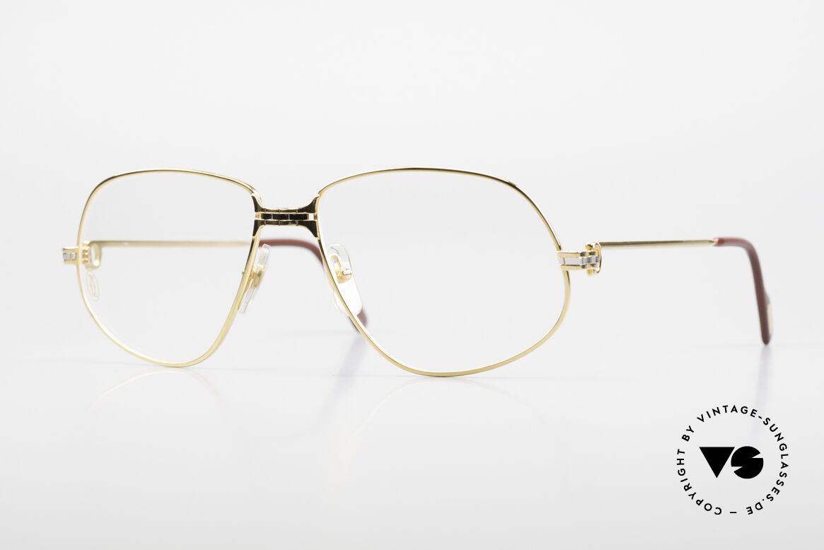 Cartier Panthere G.M. - L Vintage Luxury Eyeglasses, G.M. stands for 'grande modèle' for monsieur / gentleman, Made for Men