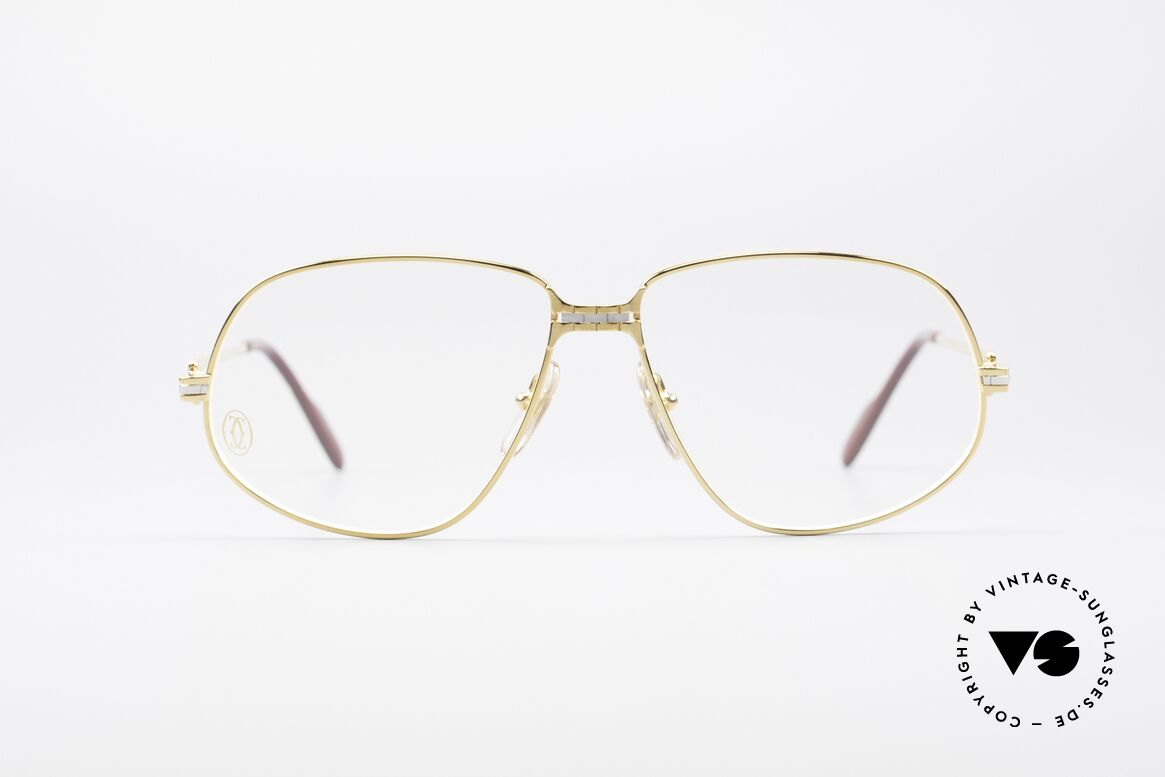 Cartier Panthere G.M. - L 1980's Luxury Eyeglass-Frame, G.M. stands for 'grande modèle' for monsieur / gentleman, Made for Men