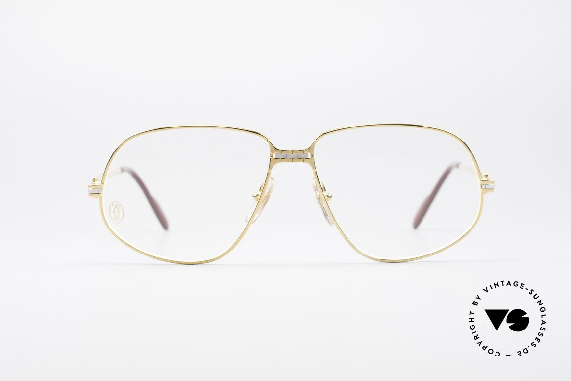 Cartier Panthere G.M. - L 1980's Luxury Eyeglass-Frame, Cartier Panthère = the world famous panther by CARTIER, Made for Men Cartier Panthere G.M. - L 1980's Luxury Eyeglass-Frame, Cartier Panthère = the world famous panther by CARTIER, Made for Men