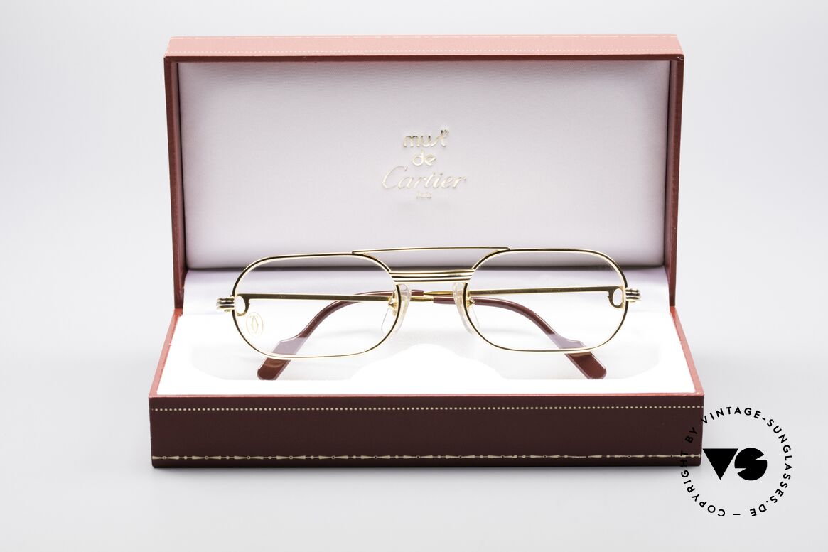 Cartier MUST LC - S Elton John Luxury Eyeglasses, Size: medium, Made for Men