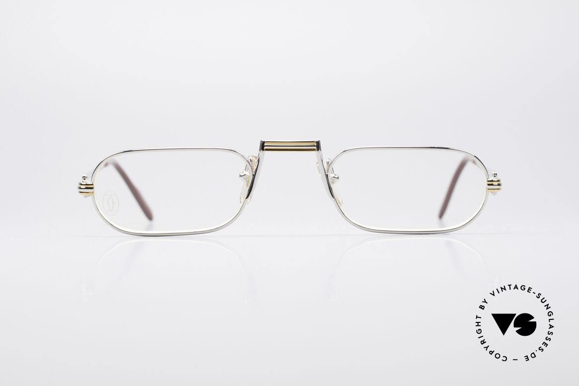 Cartier Demi Lune LC Platinum Reading Glasses Unisex, Demi Lune = the world famous reading glasses by CARTIER, Made for Men