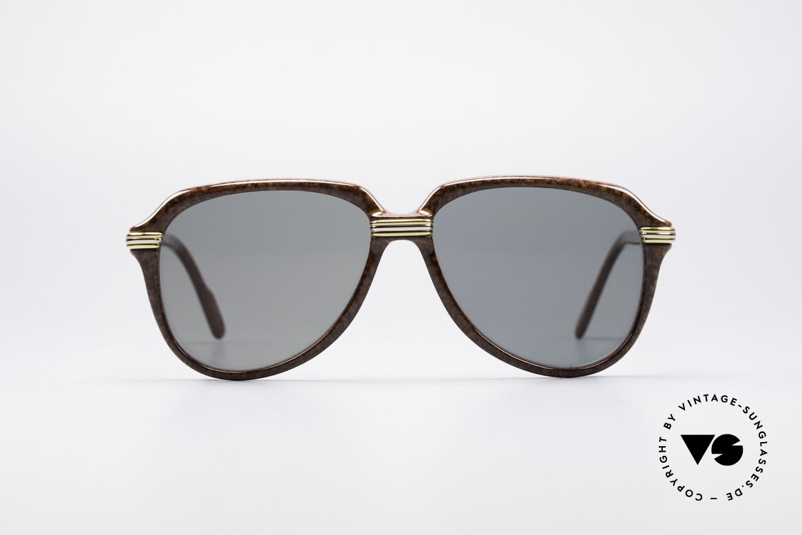 Cartier Vitesse - L Luxury Aviator Shades, luxury vintage CARTIER aviator sunglasses from 1991, Made for Men