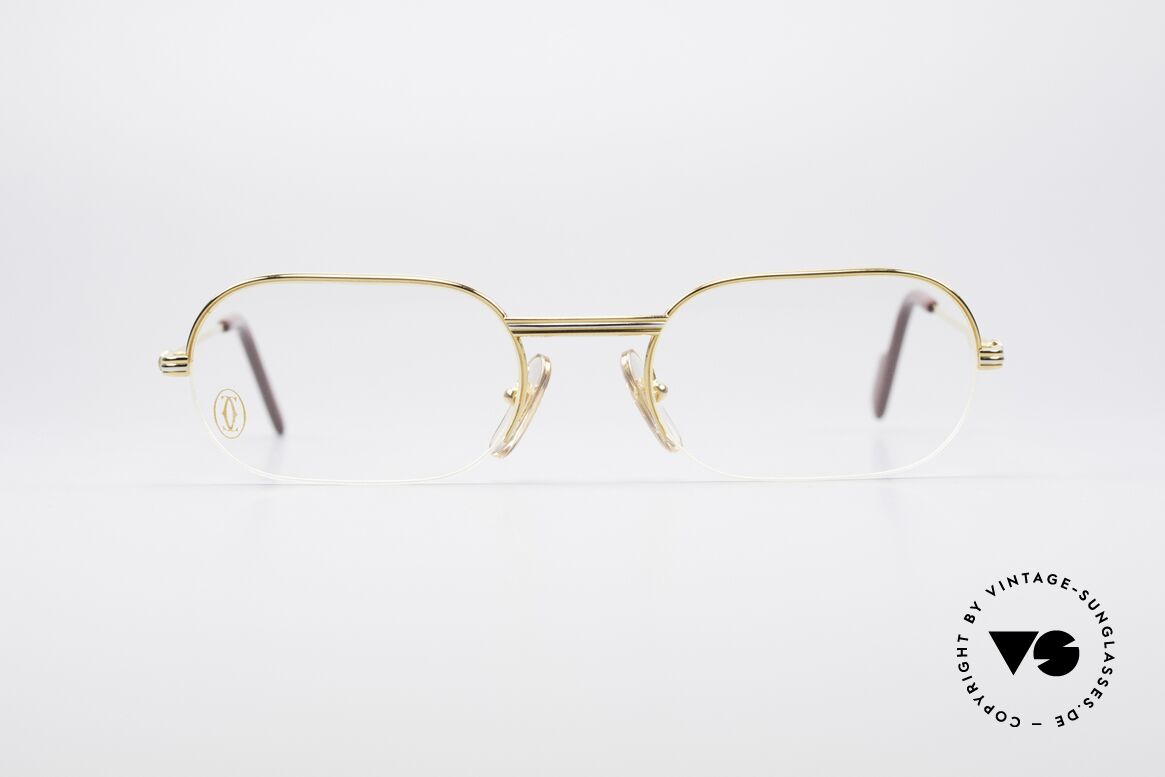 Cartier Ascot Semi Rimless Eyeglasses, luxury CARTIER eyeglasses of the "Semi Rimless Series', Made for Men and Women
