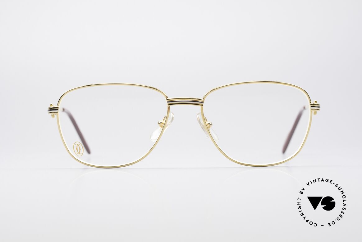 Cartier Courcelles 90's Luxury Vintage Specs, precious Cartier eyeglasses of the 90's, M size 57°17, Made for Men