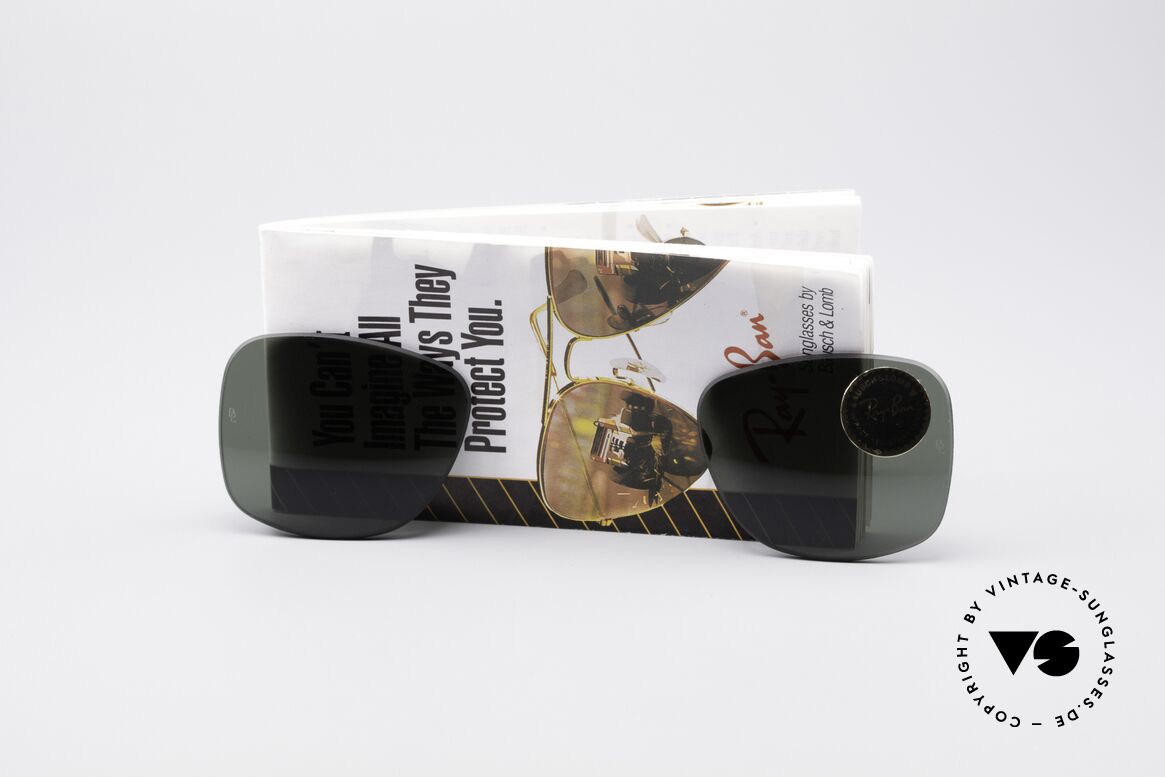 Ray Ban Wayfarer I Lenses B&L USA Mineral Lens, orig. mineral lenses for the old "Wayfarer I" model, Made for Men and Women