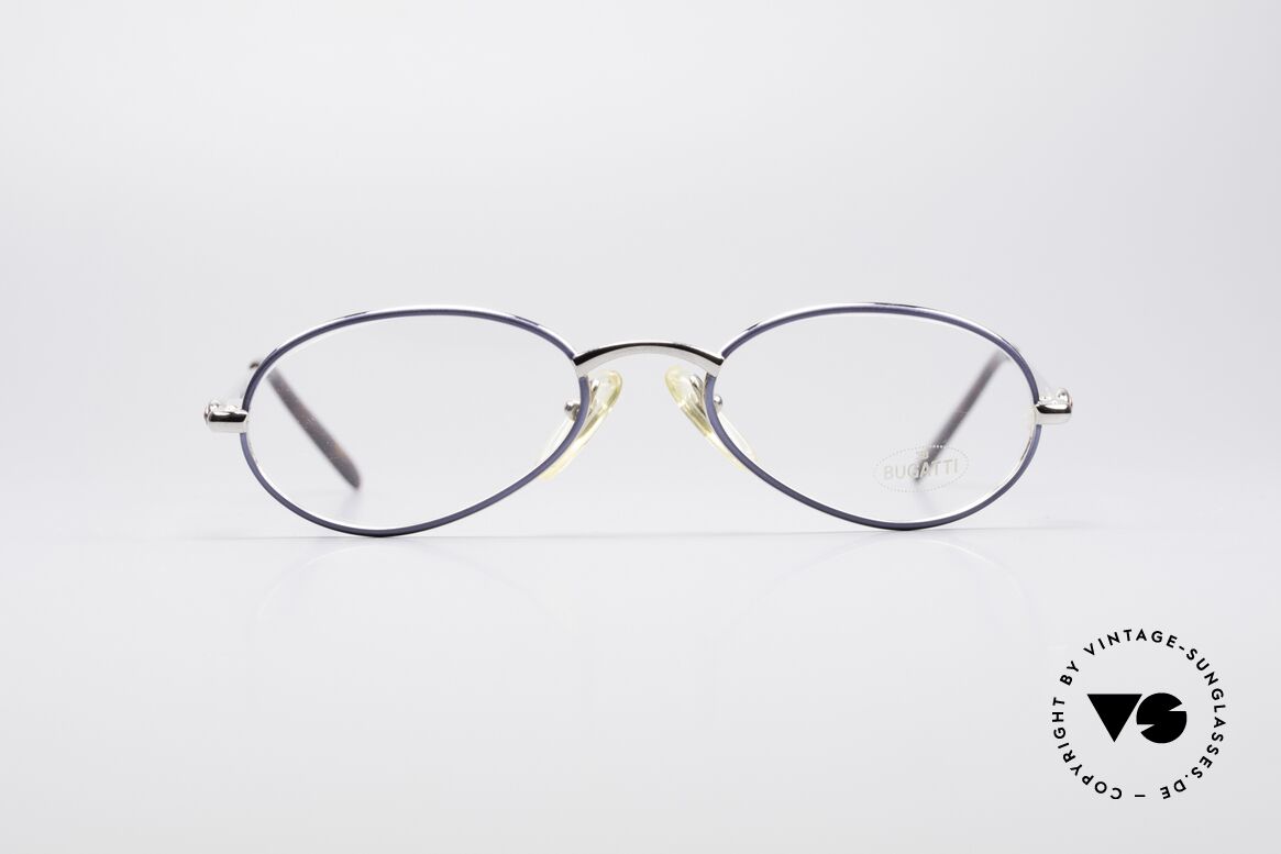 Bugatti 22448 Small 90's Vintage Specs, elegant vintage designer eyeglass-frame by BUGATTI, Made for Men and Women