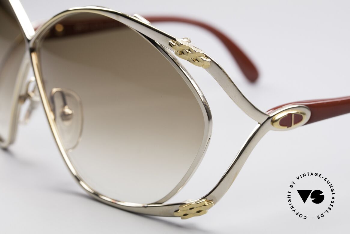 Christian Dior 2056 80's Shades Special Edition, rare special edition with extra frame ornamentation, Made for Women