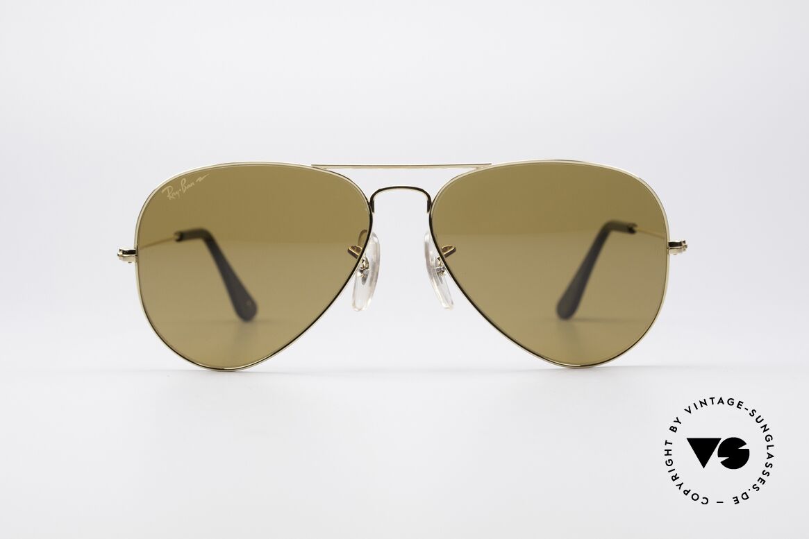 Ray Ban Large Metal Driving Chromax, 1980's Ray Ban vintage sunglasses in size 58/14, Made for Men and Women