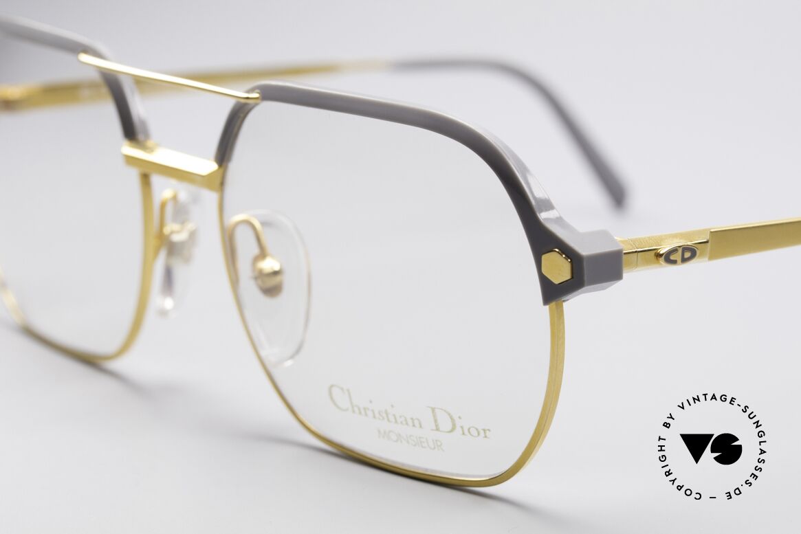 Christian Dior 2381 Gold-Plated Eyeglasses 80's, it's at the top of the eyewear sector; masterpiece, Made for Men