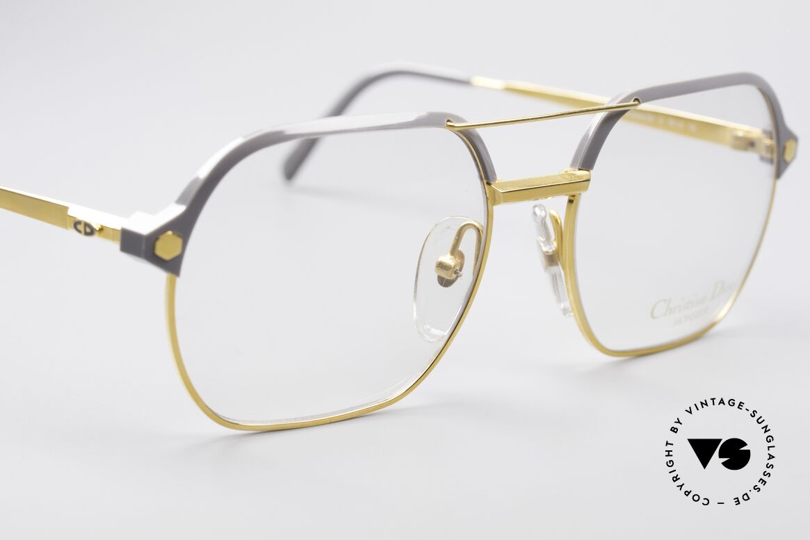 Christian Dior 2381 Gold-Plated Eyeglasses 80's, manufacturing costs 1987 = 120 DM (app. 75 USD), Made for Men