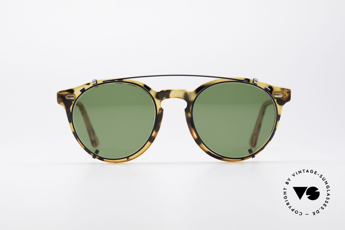 Carrera 5256 Clip Panto Vintage Frame, timeless vintage Carrera Sunjet frame with sun clip, Made for Men and Women