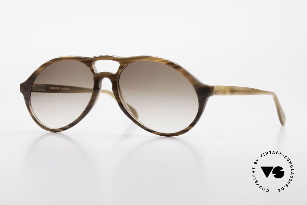 Bugatti 64852 Genuine Buffalo Horn Glasses, rare designer piece (made of GENUINE buffalo HORN), Made for Men