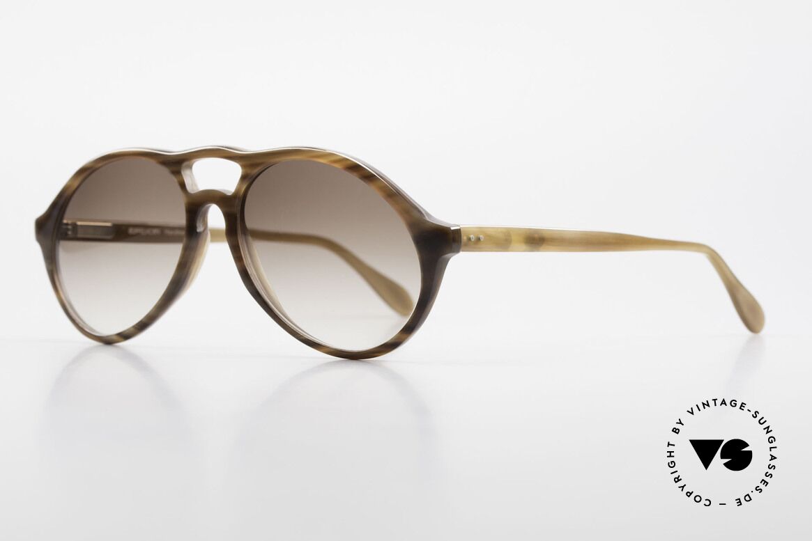 Bugatti 64852 Genuine Buffalo Horn Glasses, true rarity (pure natural material - handmade), vertu!, Made for Men