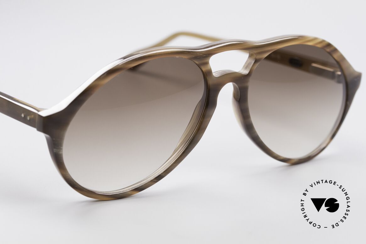 Bugatti 64852 Genuine Buffalo Horn Glasses, every model (made of horn) looks individual / unique, Made for Men