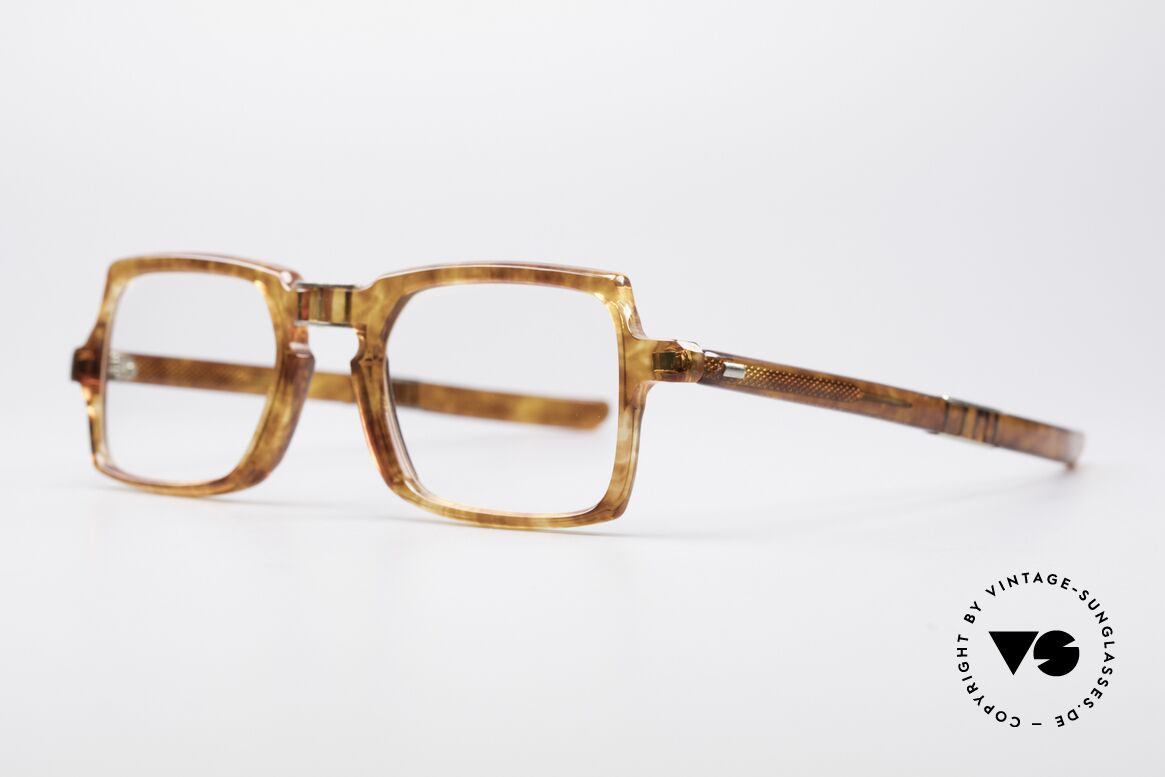 Meyro 618 70's Folding Glasses, the material looks like real Amber; really unique!, Made for Men