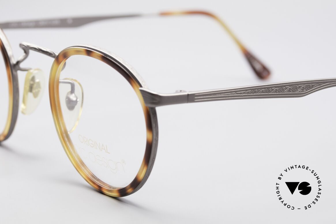 ProDesign Denmark Club 55C Panto Glasses, timeless elegant combination of colors & pattern, Made for Men