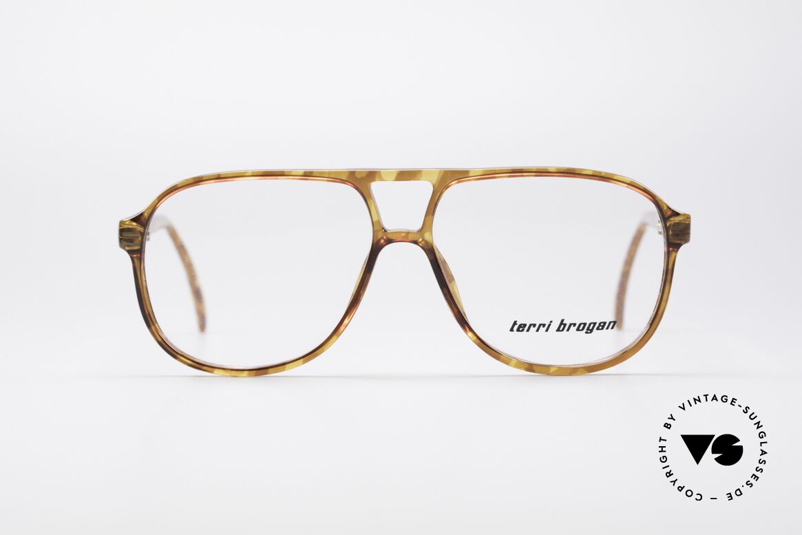 Terri Brogan 8673 Optyl Vintage Glasses, Terri Brogan vintage eyeglasses from the early 1990s, Made for Men