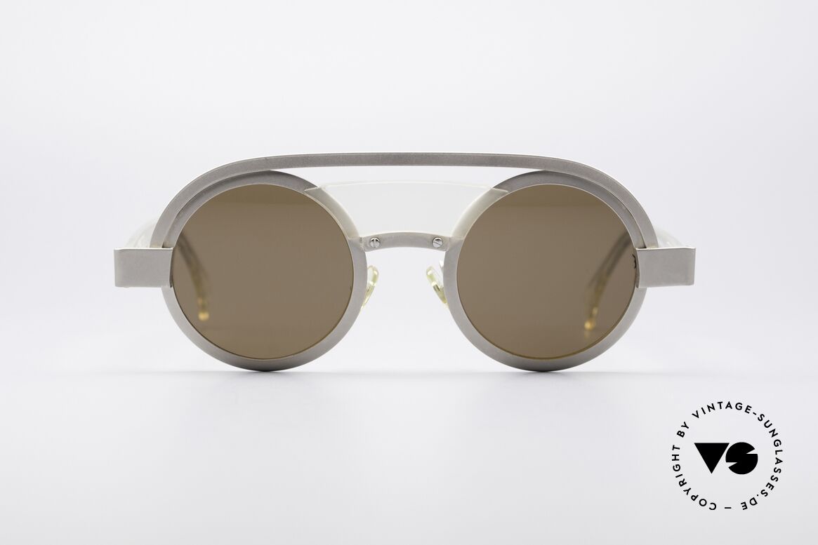 Alain Mikli 639 / 0506 Lenny Kravitz Style, round vintage designer shades by Alain Mikli, Paris, Made for Men