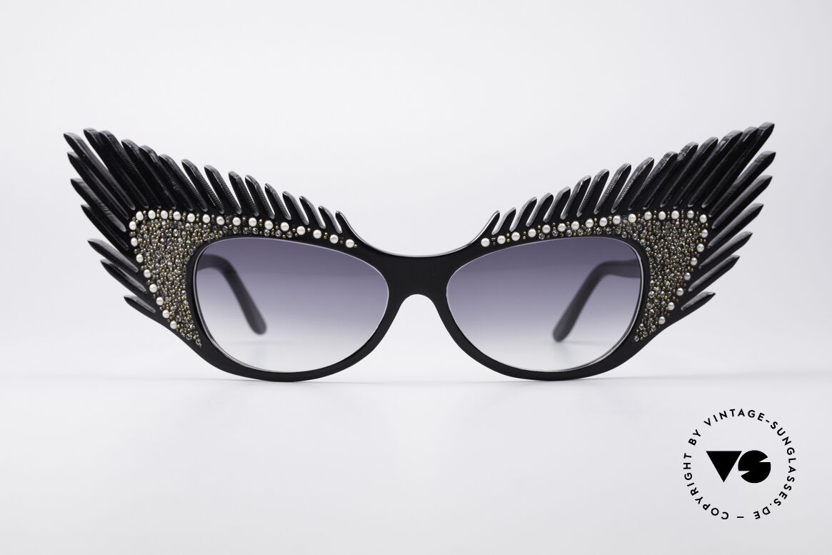Alain Mikli MYSTERY 80's Haute Couture Shades, terrific ALAIN MIKLI PARIS vintage 80's sunglasses, Made for Women