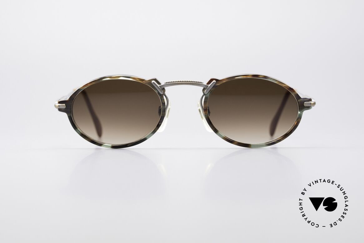 Davidoff 9215 Small Oval Vintage Glasses, exquisite men's sunglasses by DAVIDOFF from the 90's, Made for Men