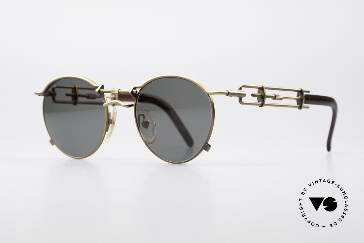Jean Paul Gaultier 56-0174 Tupac 2Pac Sunglasses, ultra RARE edition in a kind of brass/bronze/antique gold, Made for Men and Women