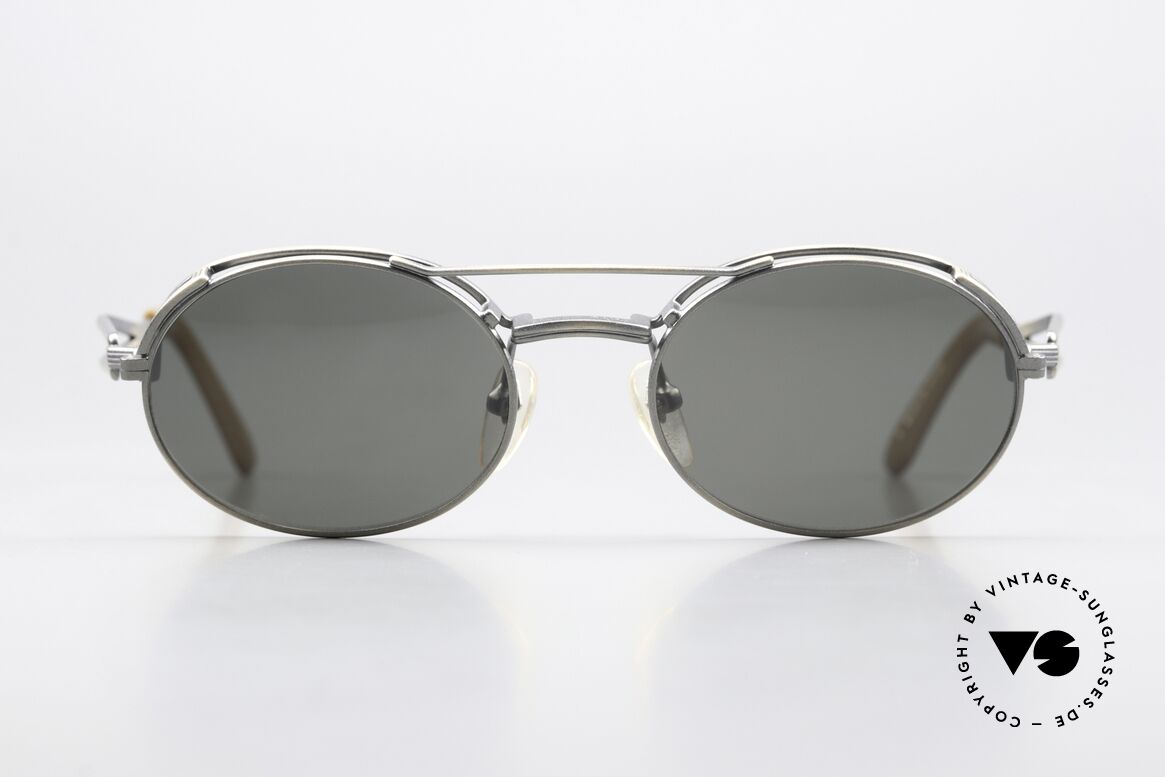 Jean Paul Gaultier 56-7107 Industrial Vintage Frame 90's, unique 'Haute Couture' shades by Jean Paul Gaultier, Made for Men and Women