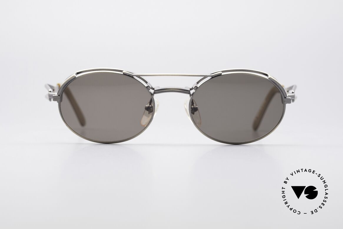 Jean Paul Gaultier 56-7107 Industrial Vintage Frame, high-end frame with many interesting design details, Made for Men and Women