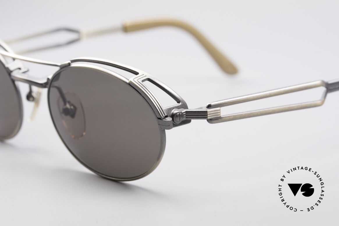 Jean Paul Gaultier 56-7107 Industrial Vintage Frame, monolithic JPG design (true 'vintage'!); made in Japan, Made for Men and Women