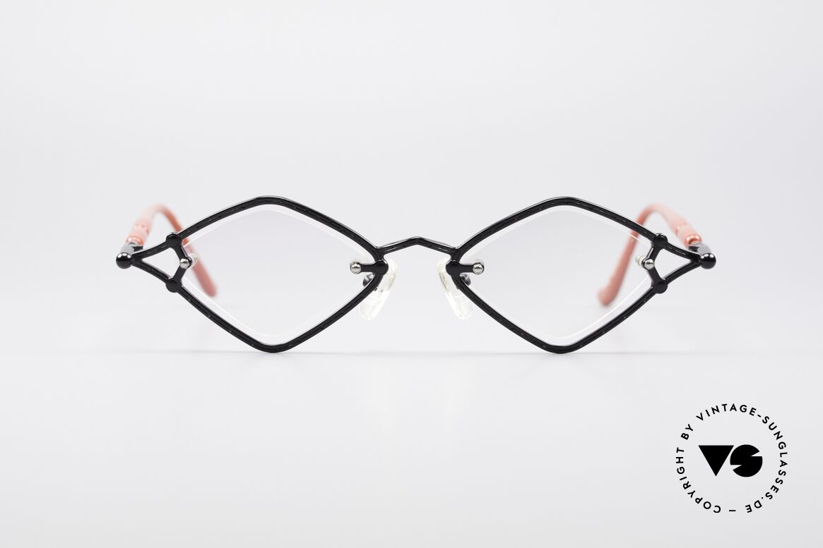 Jean Paul Gaultier 56-7203 Angled 90's Designer Frame, ultra rare vintage designer glasses by Jean Paul Gaultier, Made for Women