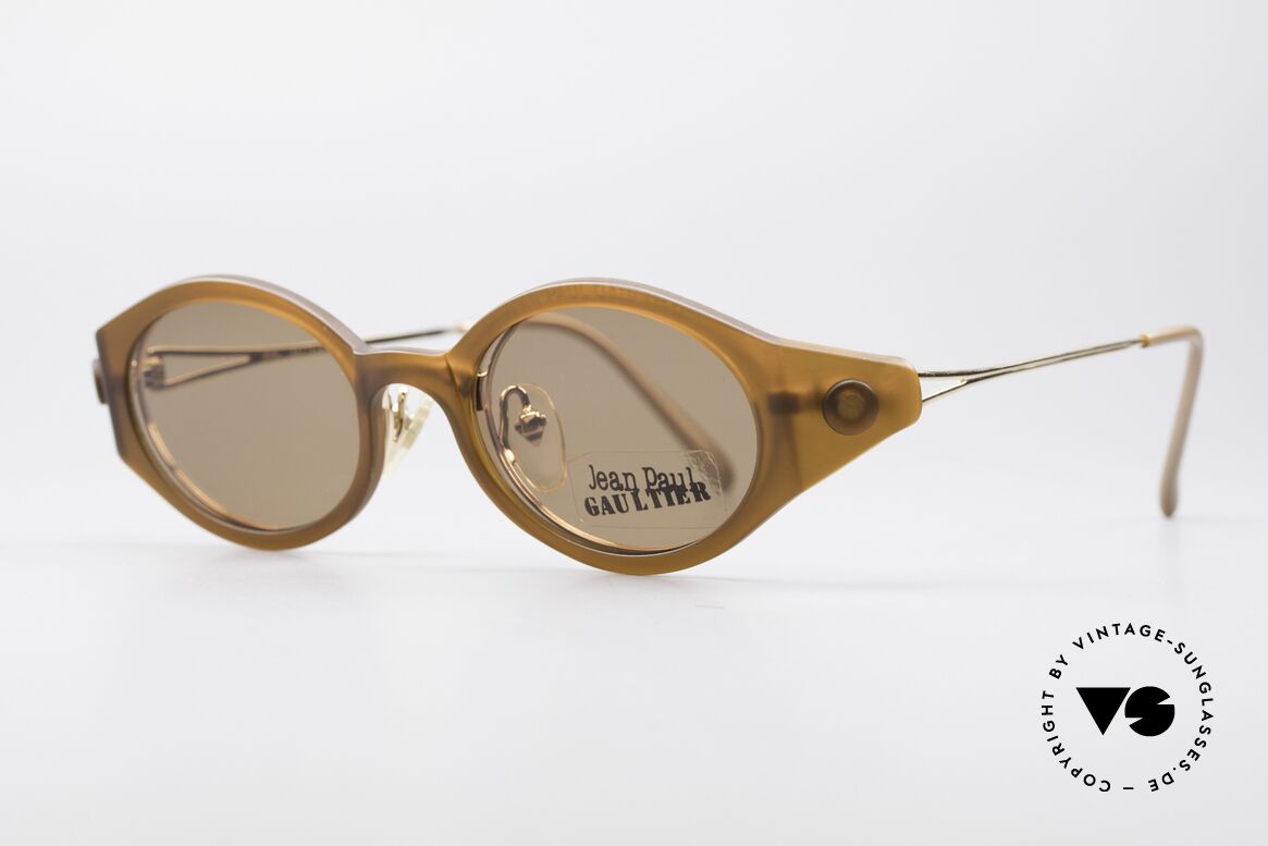 Jean Paul Gaultier 56-7202 Oval Frame With Sun Clip, best craftsmanship & 1. class comfort (made in Japan), Made for Men and Women