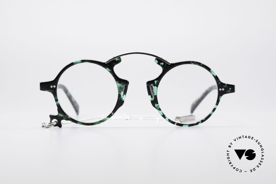 Jean Paul Gaultier 58-0271 90's Steampunk Eyeglasses, spectacular model of the Junior Gaultier Series, Made for Men and Women