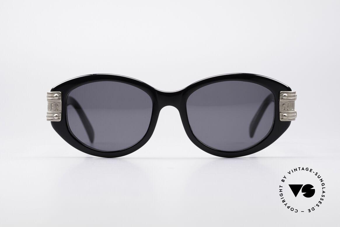 Jean Paul Gaultier 56-5204 Steampunk Designer Shades, rare vintage Jean Paul Gaultier sunglasses from 1995, Made for Men and Women