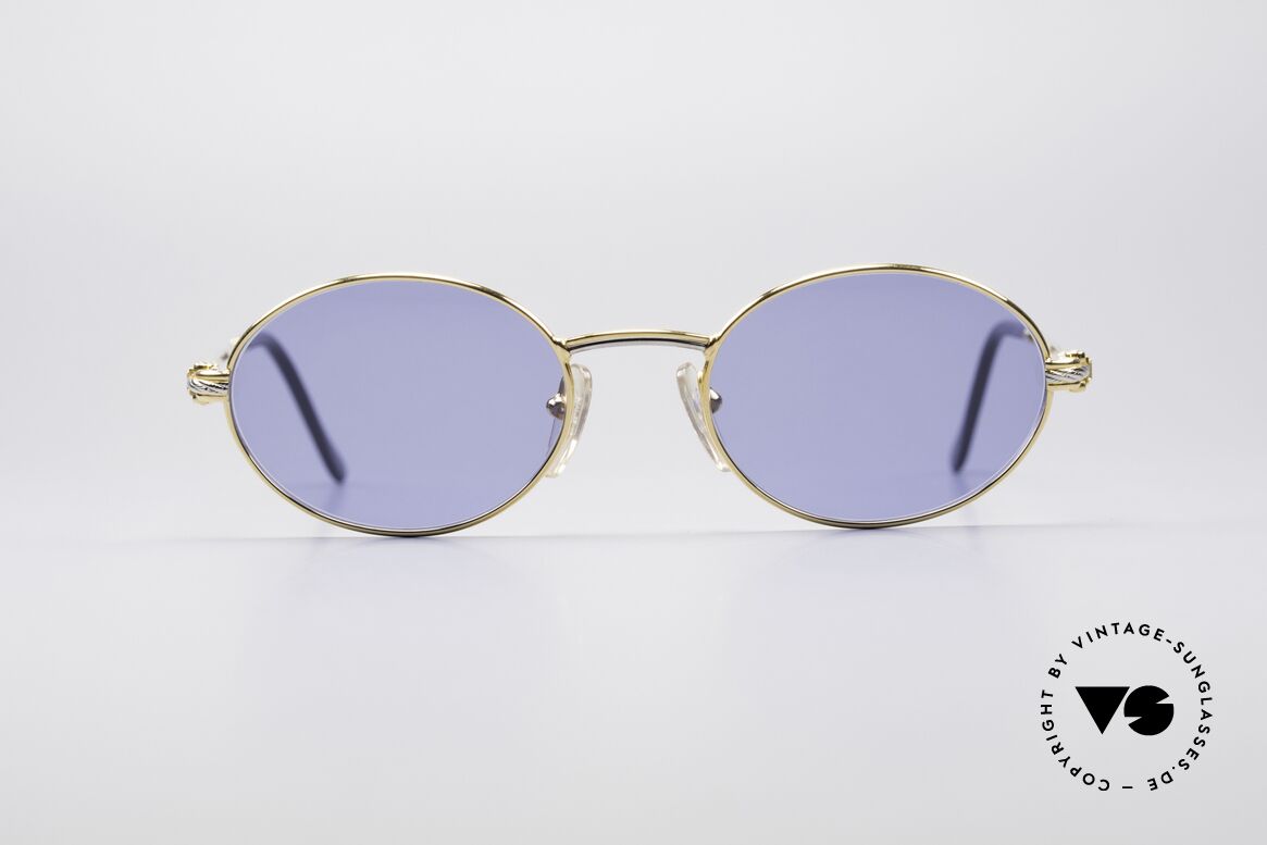 Fred Ketch Oval Luxury Sailing Glasses, rare vintage sunglasses by Fred, Paris from the 1980s, Made for Men