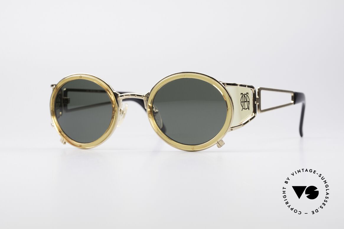 Jean Paul Gaultier 58-6201 Steampunk Vintage Shades, outstanding designer shades by Jean Paul GAULTIER, Made for Men and Women