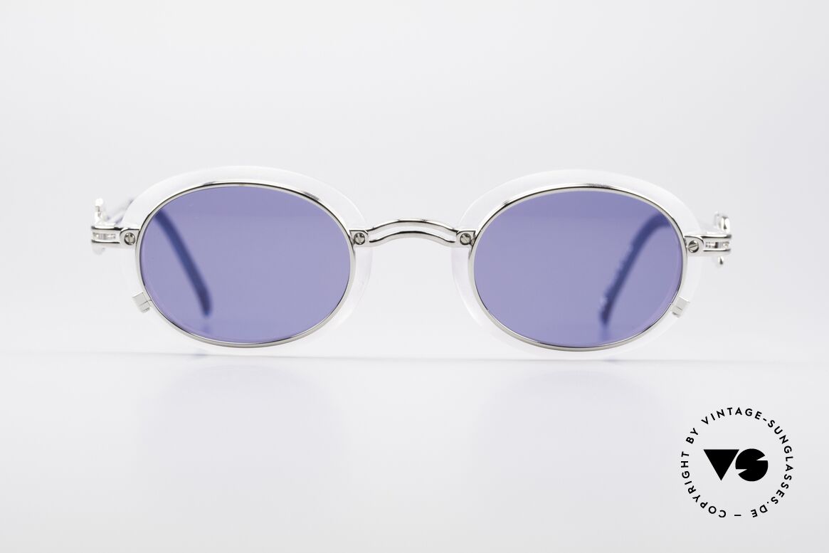 Jean Paul Gaultier 58-5201 Rare Steampunk Sunglasses, fantastic Jean Paul GAULTIER vintage sunglasses, Made for Men and Women