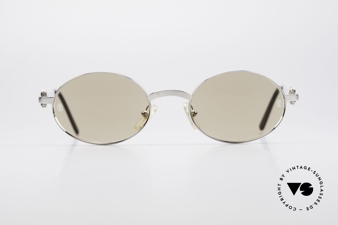 Cartier Spider Oval Luxury Sunglasses, oval CARTIER vintage luxury sunglasses from 1999, Made for Men and Women