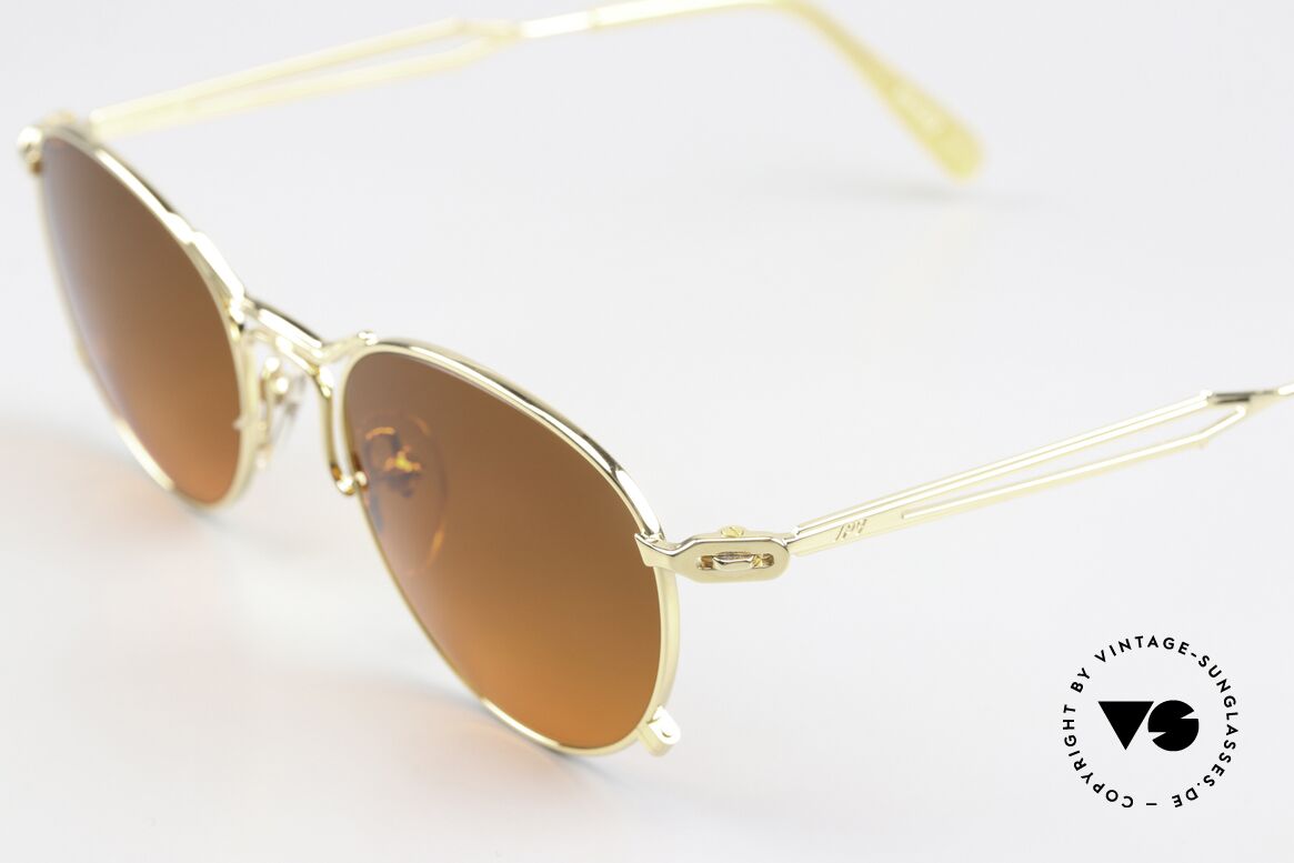 Jean Paul Gaultier 55-2177 Gold Plated Sunset Lenses, top-notch craftsmanship (made in Japan) from 1996/97, Made for Men and Women