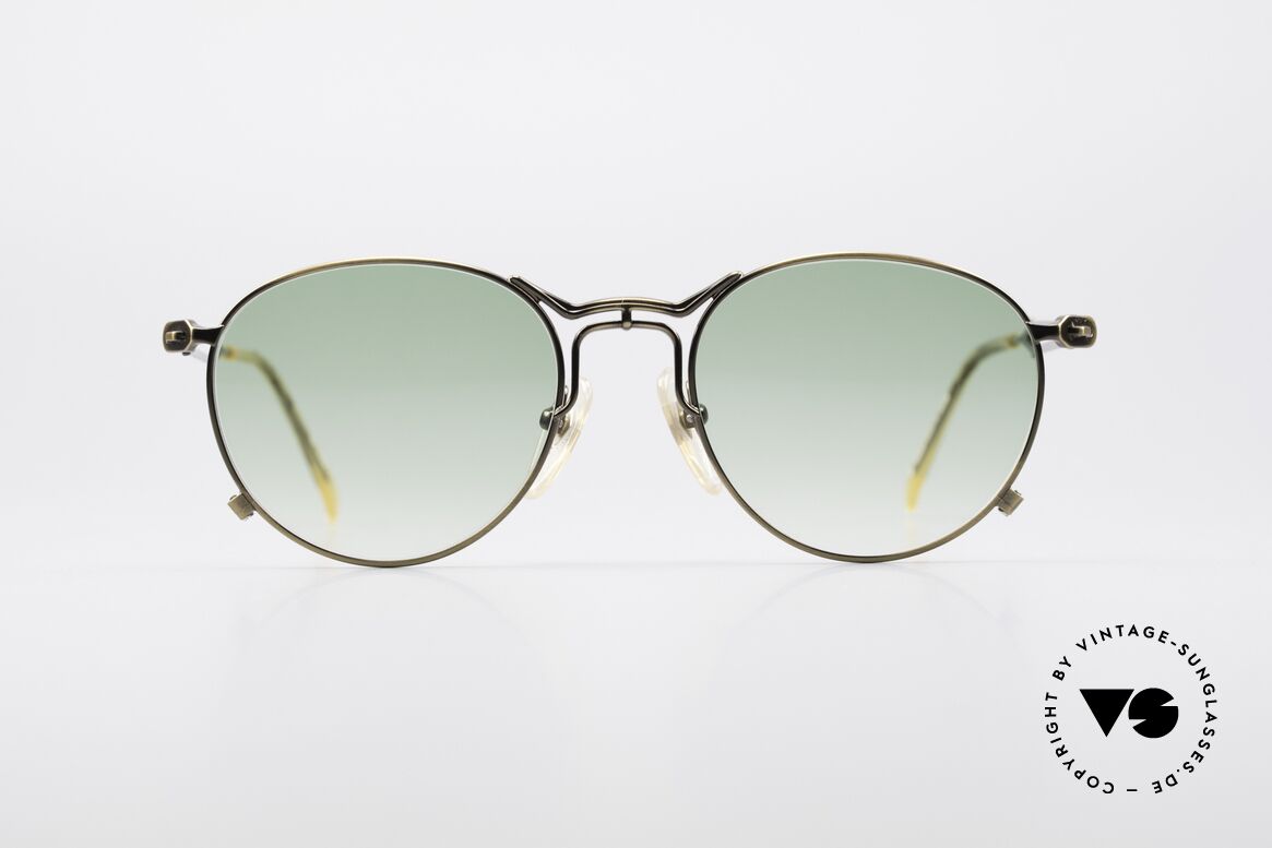Jean Paul Gaultier 55-2177 True Vintage No Retro Frame, costly, unique frame finish: METALLIC SMOKE GOLD, Made for Men and Women