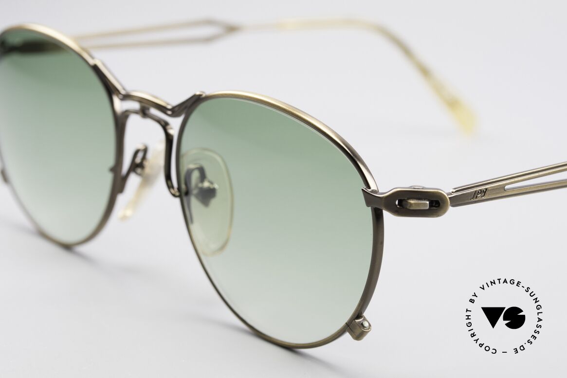 Jean Paul Gaultier 55-2177 True Vintage No Retro Frame, with elegant green-gradient sun lenses (100% UV prot.), Made for Men and Women
